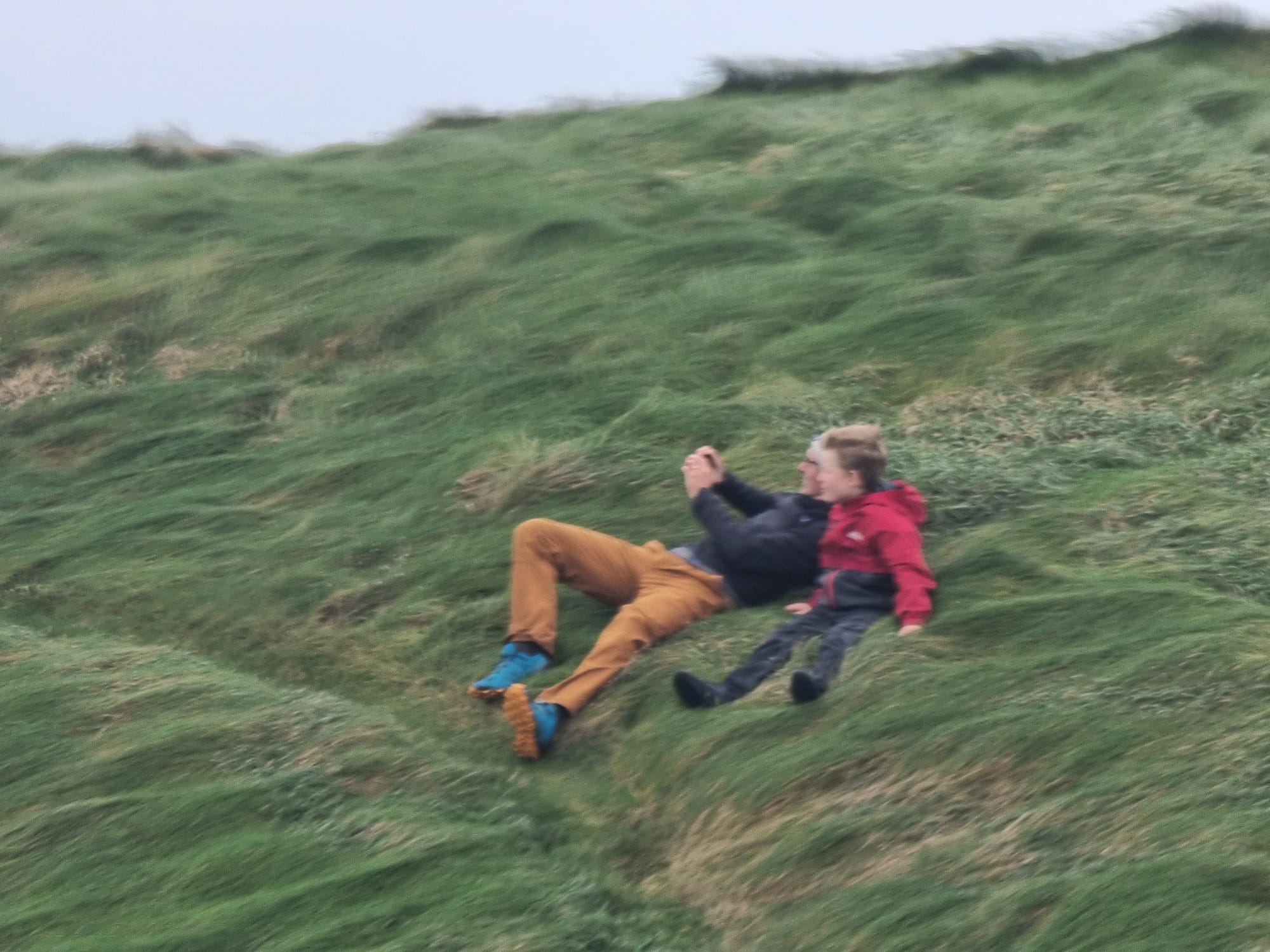 Rolling in the grass